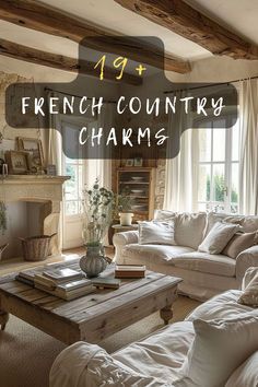 Dreaming of a cozy French country living room? Explore these 19 beautiful ideas to bring rustic charm and elegance into your space. From vintage pieces to soft color palettes, find all the inspiration you need. Click to discover more. 🏡✨ #FrenchCountryStyle #LivingRoomInspo #HomeDecor #RusticCharm #InteriorDesign Cottage Victorian Interior, French Country Rustic Decor, French Country Interiors Living Room, French Fireplace Ideas, French Country Palette, French Country House Living Room, Southern Decorating Ideas, Victorian Decorating Ideas, Country French Decorating