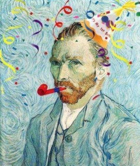 Happy Birthday Vintage, Happy Birthday Art, Birthday Illustration, Happy Birthday Celebration, Birthday Wishes Cards, Happy Birthday Messages, Birthday Meme, Paul Gauguin, Birthday Poster