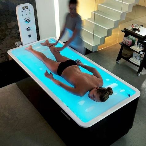 Floating Tank, Spa Table, Hydro Spa, Massage Room Design, Home Spa Room, Wellness Room, Spa Interior Design, Chronic Pain Relief, Spa Rooms