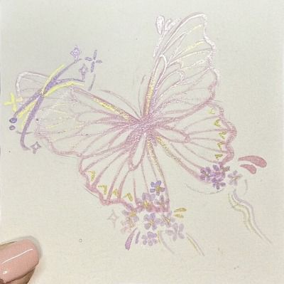 Pink Butterfly Drawing, Butterfly Sketch, Watercolor Butterflies, Water Watercolor, 달력 디자인, Butterflies Art, Watercolor Butterfly, Cocoppa Wallpaper, Butterfly Drawing