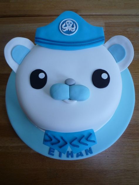 My next challenge. A captain barnacles cake! Octonauts Cake, Octonauts Birthday Party, Captain Barnacles, Octonauts Party, Cake Writing, 3rd Birthday Cakes, Caking It Up, Boy Birthday Cake, Occasion Cakes