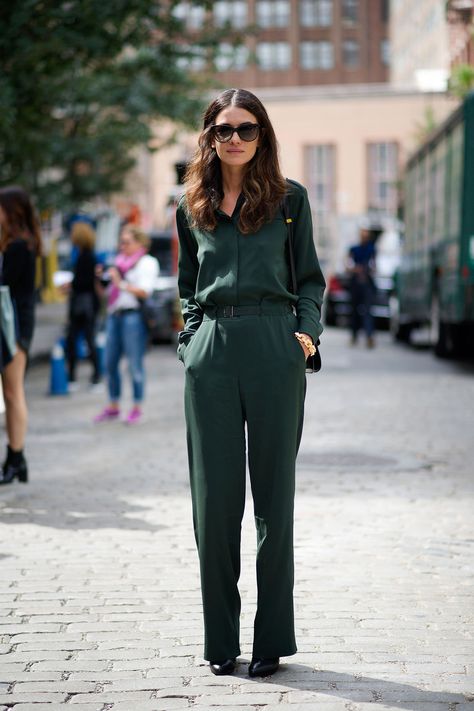 Ny Fashion Week Street Style, Leila Yavari, Gala Gonzalez, Flamboyant Natural, Look Office, Emmanuelle Alt, New York Street Style, Monochromatic Outfit, Deep Autumn