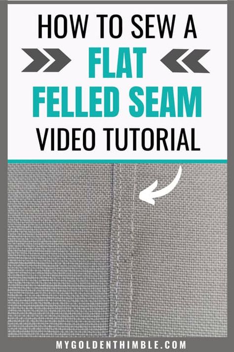 Fat Quarter Sewing Projects, Felled Seam, Flat Felled Seam, Patchwork Clothes, Sewing Machine Basics, Picture Tutorial, Sewing Alterations, Cute Sewing Projects, Womens Sewing Patterns