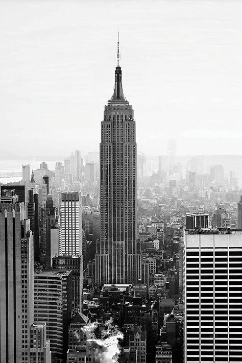 Poster, New York, Empire State Building, black and whire Gallery Wall Frame Sizes, Building Wall Art, Haus And Hues, Nyc Wall Art, Wall Art New York, Building Wall, New York Black And White, New York Poster, New York City Skyline