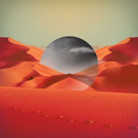 Album Artwork #1 - Surreal Desert Orb — Steemit Surreal Desert, Desert Photography, Visual Illusion, Album Art Design, Desert Art, Album Artwork, Still Photography, Cover Art Design, Surrealism Photography