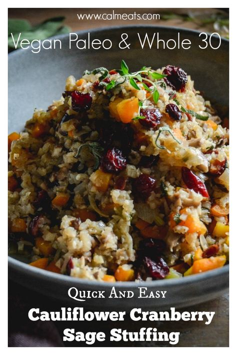 Thanksgiving Paleo Recipes, Thanksgiving Paleo, Paleo Stuffing, Paleo Thanksgiving Recipes, Sage Stuffing, Paleo Thanksgiving, Paleo Side Dishes, Holiday Appetizers Recipes, Healthy Holiday Recipes