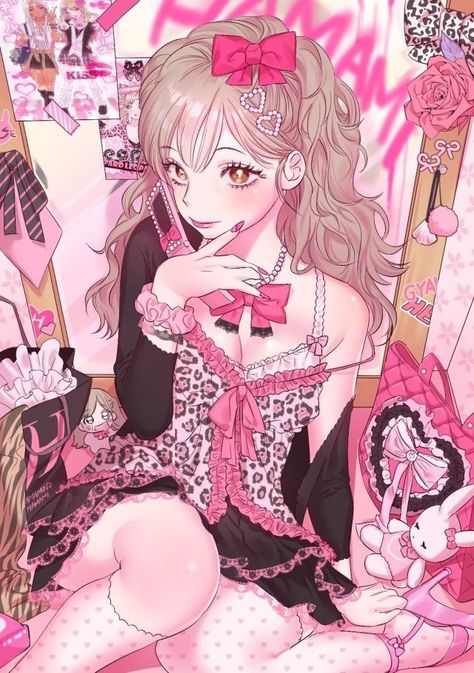 On Twitter, Twitter, Anime, Hair, Pink, Black