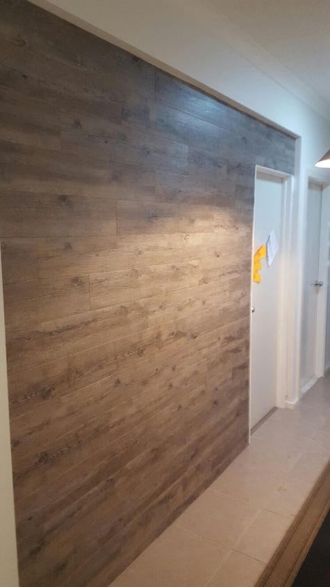 Vinyl Flooring On Wall, Laminate Flooring On Walls, Flooring On Walls, Single Wide Remodel, Vinyl Wall Covering, Laminate Wall, Waterproof Laminate Flooring, Wall Planks, Lvp Flooring