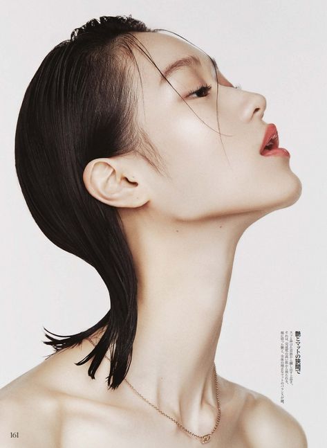 from Vogue Japan, November 2023 Japan November, Skin Images, Women Portrait, Architecture Collage, Human Head, Vogue Japan, Beauty Editorial, Interesting Faces, Model Poses