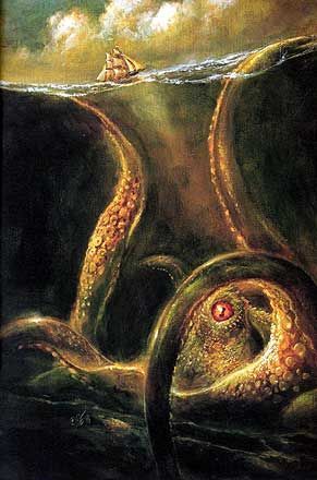 Kraken Sea Monster, Sea Monster Art, Kraken Art, Norse Myth, Peter Paul Rubens, Sea Monsters, Arte Fantasy, Norse Mythology, Monster Art