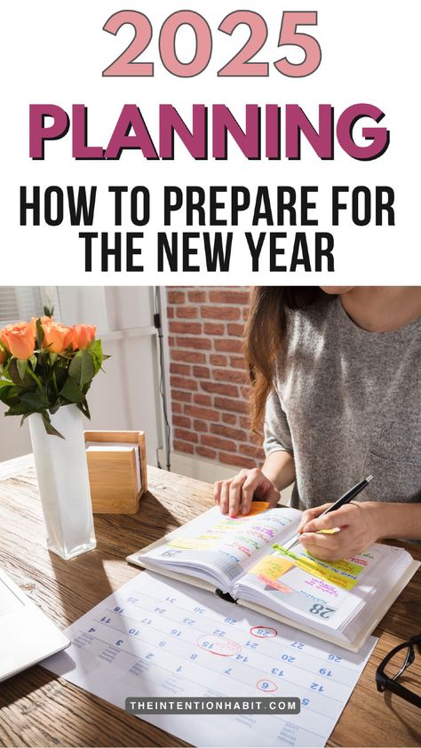 New year planning is the key to kicking off on the 1st of January ready to conquer the year ahead. In this guide, we will break down step-by-step processes for choosing a new year planning method, setting up your planner or system, the different methods of organisation, and cover tips to keep you on track for the entire year. Plan Year In Advance, New Year Planner Layout, Setting Up Planner For New Year, How To Plan Goals For The Year, How To Plan For 2025, Diy Yearly Planner Ideas, Monthly Planner Decorating Ideas, Planning The Year Ahead, Lists For Planners