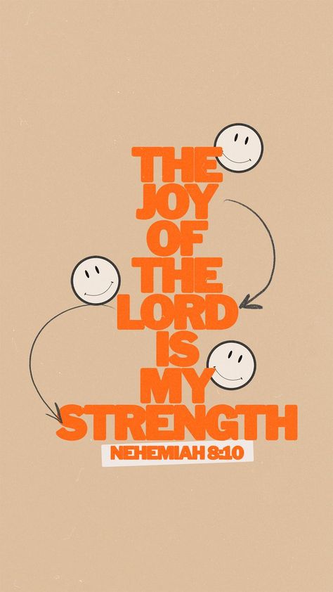 Bible Verse Wallpaper Iphone, The Joy Of The Lord, The Lord Is My Strength, Christian Quotes Wallpaper, Comforting Bible Verses, Christian Backgrounds, Christian Verses, Jesus Wallpaper, My Strength