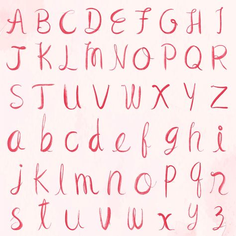 Cursive Alphabet Calligraphy, Handwriting Font Alphabet, Pretty Letter Fonts, Cursive Calligraphy Alphabet, Pretty Fonts Alphabet, Artsy Fonts, Cursive Fonts Handwritten, Cursive Fonts Alphabet, Cute Fonts Alphabet