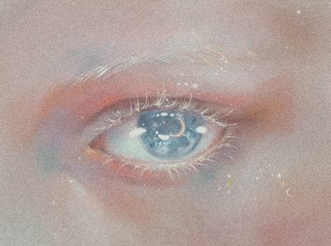 Qifrey Aesthetic, Glassy Eyes Drawing, Pearlescent Skin, Drowsy Eyes, Icy Eyes, Iridescent Eyes, Water Eyes, Pearl Eyes, Moon Eyes