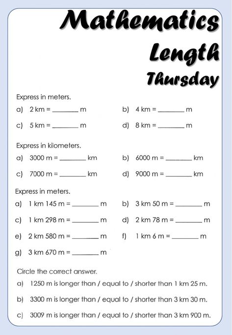 Length online worksheet for Grade 4. You can do the exercises online or download the worksheet as pdf. Grade 4 Mathematics Worksheets, Grade 4 Addition Worksheets, Worksheet For Grade 6 Maths, 4 Class Maths Worksheet, Math Work Sheet For Grade 3, Worksheet For Grade 5 Maths, Grade 6 Math Worksheets Fractions, Gr 4 Math Worksheets, Class 5th Math Worksheet