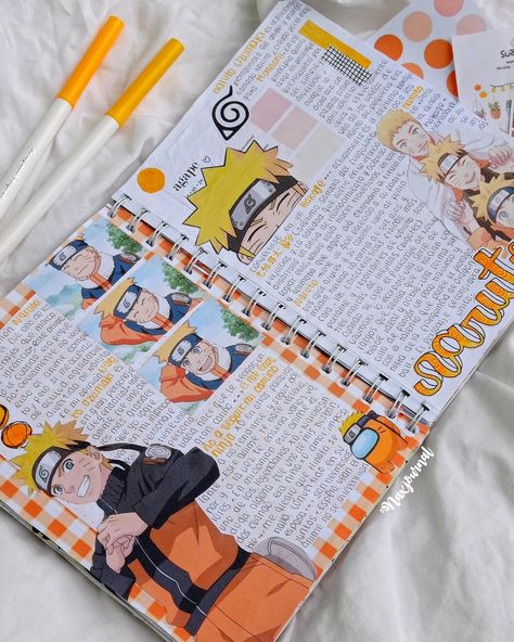 Japanese Journal, Manga Journal, Anime Journal, Naruto Sketch, Bullet Journal Diy, Art Journal Therapy, Bullet Journal Design Ideas, Diary Ideas, Bullet Journal Themes