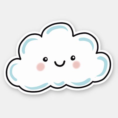 Happy Cloud Sticker

Add a touch of sunshine to your day with this cheerful cloud sticker! Perfect for laptops, water bottles, and more. #zazzle #stickers . #Cute_Cloud_Stickers #Cloud_Templates_Free_Printable #Cloud_Clipart_Cute #Cloud_Cartoon_Cute Cute Cloud Stickers, Toppers Chart For Classroom, Cloud Clipart Cute, Cloud Cartoon Cute, Cute Printable Sticker Sheets, Cloud Cutout, Unicorn Clouds, Clouds Cute, Cloud Cartoon