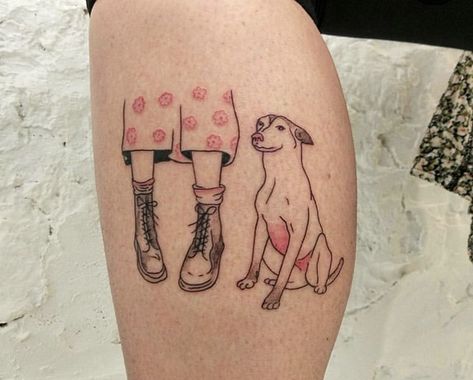 Silly Fish, Make Tattoo, E Tattoo, Silly Dogs, Dog Tattoo, A Year Ago, I Tattoo, Cute Puppies, Geometric Tattoo