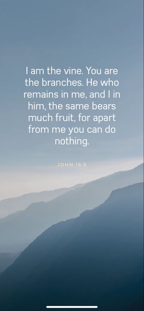 John 15:5, John Verses, Christian Iphone Wallpaper, John 15 5, Prayer Scriptures, Screen Saver, Daily Bible Verse, Daily Bible, Spiritual Inspiration