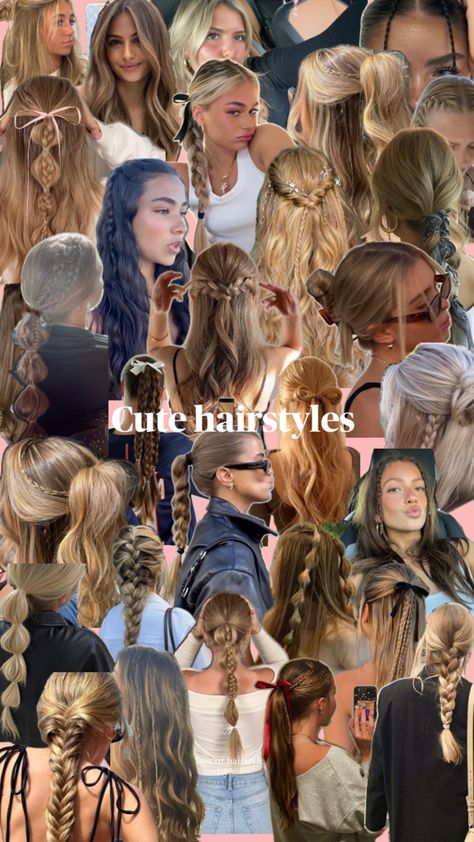 Casual Hairstyles For Long Hair, Camp Hair, Hairstyle Examples, School Camp, Easy Hairstyles For Thick Hair, Bella Hair, Sport Hair, Cute Simple Hairstyles, Blonde Hair Inspiration