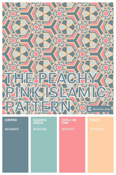 islamic patterns geometric | moroccan tiles pattern | sacred geometry art | tessellation pink | tessellation patterns design | blush pink decor | juniper color palette | pastel colors background | hexagon quilt ideas | shades of pinky | peachy pink paint color | peach colour palette | arabic pattern arabesque geometric designs | feminine chic style | glamour decoration Peachy Pink Paint Color, Tessellation Patterns Design, Peach Colour Palette, Juniper Color, Pastel Colors Background, Moroccan Color Palette, Islamic Patterns Geometric, Feminine Chic Style, Tile Color Palette