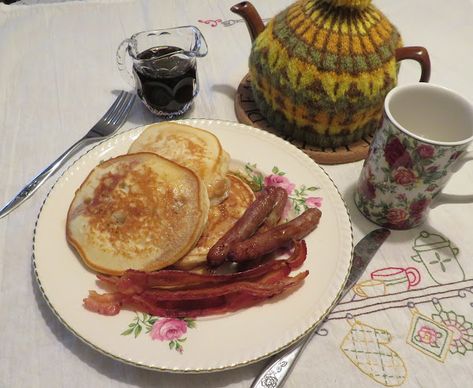 Oatmeal Cookie Pancakes, British Bacon, Scotch Pancakes, Griddle Cakes, Best Pancake Recipe, Brunch Eggs, The English Kitchen, English Kitchen, English Kitchens