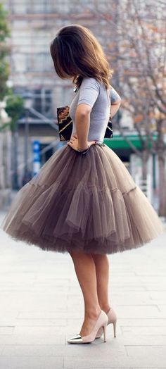 #GetTheLook with #ChineseLaundry "Danger Zone"! Orig $95 now on sale for $59 and BOGO Free! http://bit.ly/V7nHRO Black Tulle Skirt Outfit, Diy Tulle Skirt, Tutu Skirt Outfit, Tulle Outfit, Bridesmaid Skirt, Petite Skirts, Tulle Skirts Outfit, Tutu Skirt Women, Gonna In Tulle