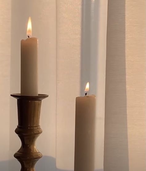 Beige Candles, Brown Candles, Beige Icons:), Cream Aesthetic, Aesthetic Candles, Candle Aesthetic, Beige Wallpaper, Photo Wall Collage, Beige Aesthetic