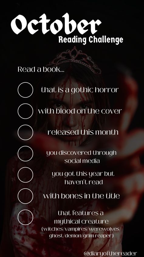 october reading challenge Halloween Reading Challenge, 2024 Reading Challenge, Fall Reading Challenge, October Reads, Train Cupcakes, October Reading, Tbr Books, October Challenge, Reading List Challenge