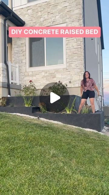 Brandali M Radulovich on Instagram: "This is still one of my all time faves! Transforming my front yard with a DIY cinder block planter experiment was the right choice! 🌱✨ Many thought this would fail, I think it was a success! So thrilled that this project has stood the test of time - 2 years and counting! 💪   Note! ✨I live in a dry area so no drain really needed but you could easily add one if you needed and as well as a barrier between the planter and foundation.   #DIYProject #CinderBlockPlanter #GardeningMagic #OutdoorOasis #GreenThumb #ProudDIYer #SustainableLiving #HomeGarden #NatureLovers #GrowYourOwn" Landscaping With Cinder Blocks, Cinderblock Flower Beds, Cinder Block Privacy Wall, Cinder Block Flower Bed Border, Diy Cinder Block Planter, Tiny Front Yard Landscaping, Cinder Block Retaining Wall, Cinder Block Fence, Cinderblock Planter