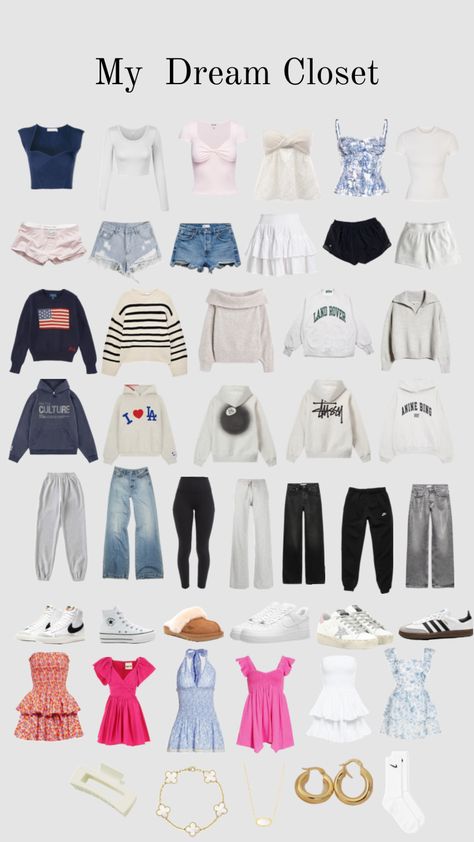 my dream closet :) #outfitinspo #beauty #preppy #aesthetic#thatgirl #dream #clothes #lululemon #nike Lazy Day Outfits, Shein Back To School, Shein Back To School Outfits, Clothes Lululemon, My Dream Closet, Simple Outfits For School, Top Summer Outfits, Cute Lazy Day Outfits, Stockholm Fashion