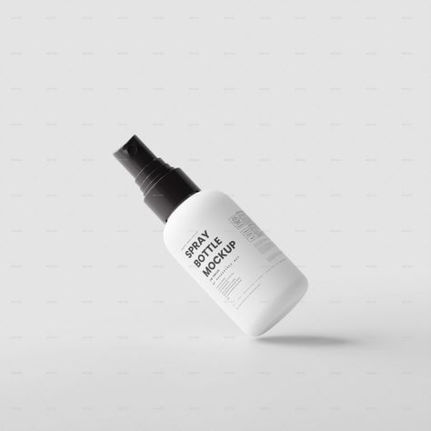 Small Spray Bottle Mockup Small Spray Bottle, Art Mushroom, Bottle Spray, Plastic Spray Bottle, Black Bottle, Hair Mist, Mockup Downloads, Bottle Mockup, Graphic Design Projects