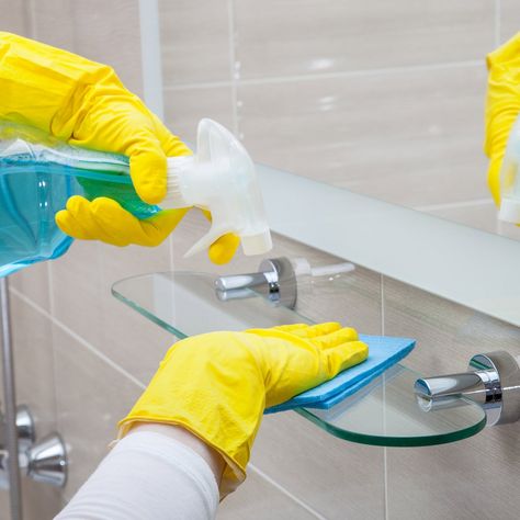 CDC Approved: Cleaning Products That Actually Disinfect Diy Bathroom Cleaner, Household Disinfectants, Organized Home, Free Mirror, Tile Grout, Bathroom Cleaner, Grout Cleaner, Wood Polish, Toilet Cleaning