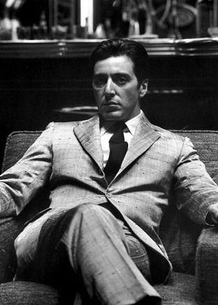 Al Pacino in 'The Godfather Part II'. Sonny Corleone, Don Vito Corleone, Don Corleone, The Godfather Part Ii, Andy Garcia, A Man In A Suit, Man In A Suit, Tommy Shelby, Septième Art