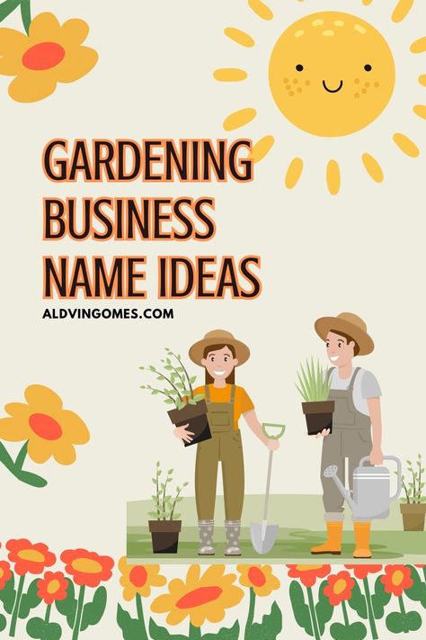 🌿 Cultivating Success: Garden Business Name Ideas 🌷 Starting your own garden business? The right name can make all the difference! Check out our step-by-step guide to crafting the perfect name that captures the essence of your green venture. 🌱✨ #GardenBusiness #BusinessNames #GreenThumb Garden Names Ideas, Cafe Names Ideas, Gardening Logo, Nature Inspired Names, Nature Names, Shop Name Ideas, Garden Business, Preschool Names, Business Name Ideas