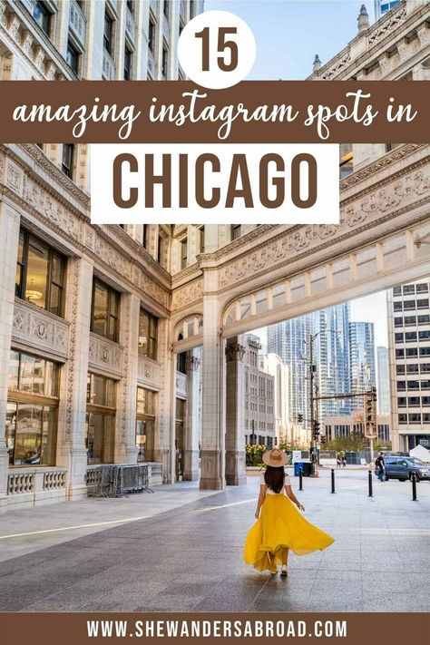 Chicago Instagram Spots, Chicago Instagram, Chicago Murals, Best Places In Portugal, Skydeck Chicago, Adventure Goals, Chicago Vacation, Chicago Aesthetic, Places In Chicago