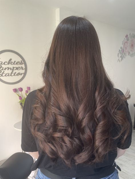 Hairstyle For Maxi Dress, Slightly Curled Hair, Straight Hair Curled Ends, Bouncy Curls Long Hair, Straight Hair With Curls At The End, Curl Hair, Loose Curls Long Hair, Hairstyles With Curled Hair, Curled Ends