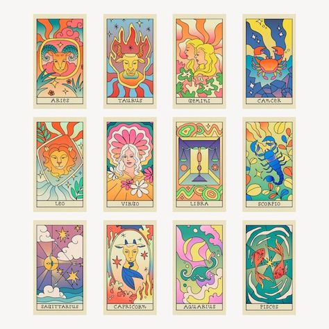 Esoteric Symbols, Zodiac Cards, Astrological Symbols, Doodle Design, Occult Symbols, Magic Symbols, Tarot Bags, Tarot Cards Art, Love Tarot