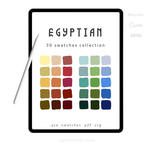 Downloads symbol Color Palettes, Crop Circles Egyptian Color Palette, Chinese Color Palette, God Of Knowledge, Aztec Civilization, African Symbols, Visual Library, Egyptian Deity, Circle Symbol, Mayan Art