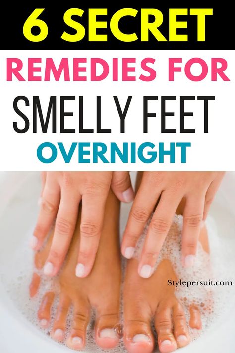 Top 6 Smelly Feet Remedies That Work Overnight - StylePersuit How To Get Rid Of Foot Odor, Smelly Feet Remedies How To Get Rid Of, How To Make Your Feet Smell Good, Foot Soak For Smelly Feet Easy Diy, How To Make Feet Not Smell, Feet Odor Remedy, Foot Odor Remedy, Sweaty Feet Remedy How To Get Rid, Dry Feet Remedies Overnight