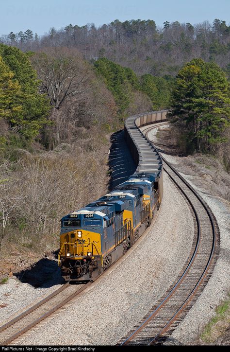 RailPictures.Net Photo: CSXT 3054 CSX Transportation (CSXT) GE ES44AC at Emerson, Georgia by Brad Kindschy Public Transport Architecture, Csx Trains, Rovos Rail Train, Csx Transportation, Live Steam Locomotive, Bnsf Trains, Railroad Companies, Rail Transport, Scenic Railroads