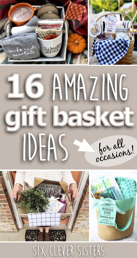 Gift Basket Exchange Ideas, Gift Baskets For Benefits Silent Auction, Cute Coffee Basket Ideas, January Gift Basket Ideas, Christmas Themed Raffle Basket Ideas, Baking Auction Basket Ideas, Stella Rosa Gift Ideas, Thank You Gift Basket For Realtor, Practical Gift Basket Ideas