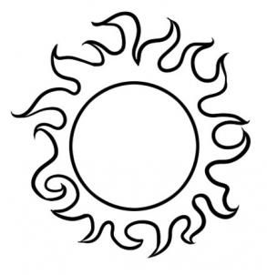 Draw A Sun, Kitten Room, Sun Outline, Draw Nature, Sun Images, Drawings To Trace, Sun Drawing, Easy Designs, Sun Painting