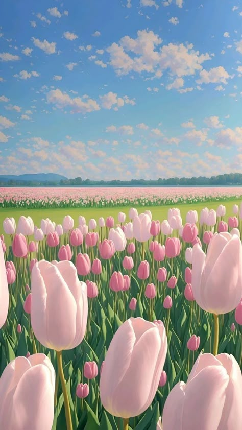 Mom Wallpaper Aesthetic, Pink Tulips Aesthetic, Tulip Flower Pictures, Pink Flowers Wallpaper, Lovely Flowers Wallpaper, Dessin Adorable, Flower Phone Wallpaper, Beautiful Flowers Pictures, Pink Tulips