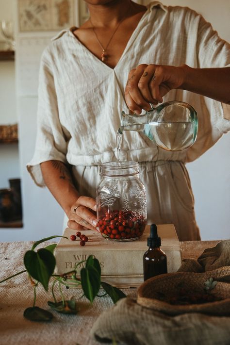 Tincture Aesthetic, In The Making, Tincture Photography, Apothecary Photoshoot, Herbalist Photoshoot, Herbal Photoshoot, Naturopathy Aesthetic, Herbal Aesthetic, Tincture Making