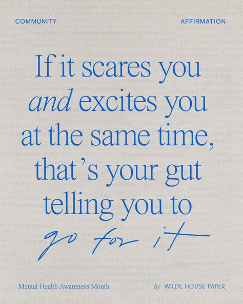 Self Care
Motivation It’s Time To Start Dreaming Again, If It Scares You And Excites You, Get Excited Quotes, What Scares You The Most, If It Excites You And Scares Quote, Go With Your Gut Quotes, Excitement Aesthetic, 2025 Challenge, 2024 Mantra