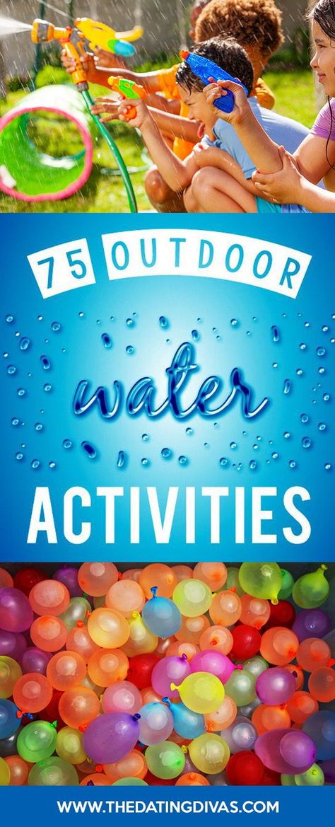 75 super fun water games activities for kids for summer! Kindergarten Water Day, Water Games For Kindergarten, Water Day At School, Water Obstacle Course For Adults, School Water Day Activities, Summer Camp Water Activities, Splash Day Activities, Water Day Games, Water Day Activities For Kids School