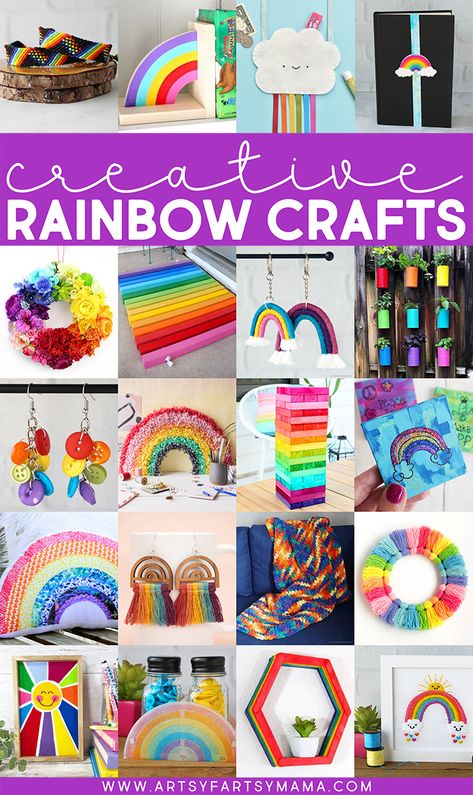 Rainbow Wreath Diy, Rainbow Snacks, Rainbow Mobile, Rainbow Wreath, Fun Ideas For Kids, Rainbow Printable, Diy Rainbow, Art Rainbow, Rainbow Crafts