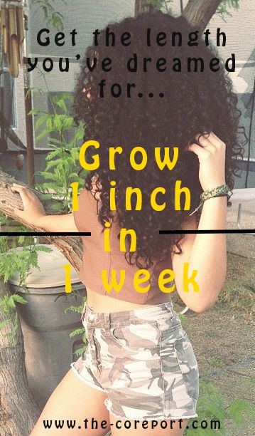 Grow Your Hair 1 inch in 1 Week - Blossom  SolBlossom  Sol Grow Hair Overnight, Grow Black Hair, Diy Conditioner, Natural Hair Remedies, Slow Hair Growth, Black Hair Growth, Frizzy Curly Hair, Male Hair, Argan Oil Hair