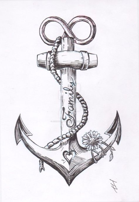 Anker Tattoo Design, Grandfather Tattoo, Anchor Tattoo Design, Anker Tattoo, Kunst Tattoos, Anchor Tattoos, Cat Tattoos, Disney Tattoo, Geniale Tattoos